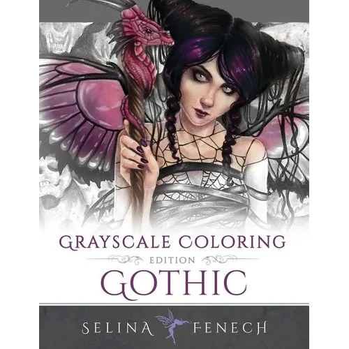 Gothic - Grayscale Edition Coloring Book - Paperback