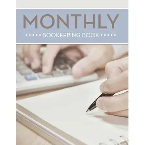 Monthly Bookeeping Book - Paperback