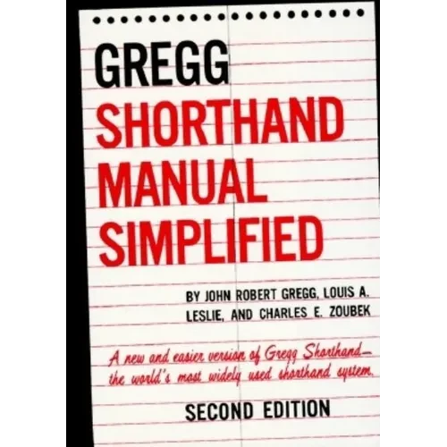 The Gregg Shorthand Manual Simplified - Hardcover
