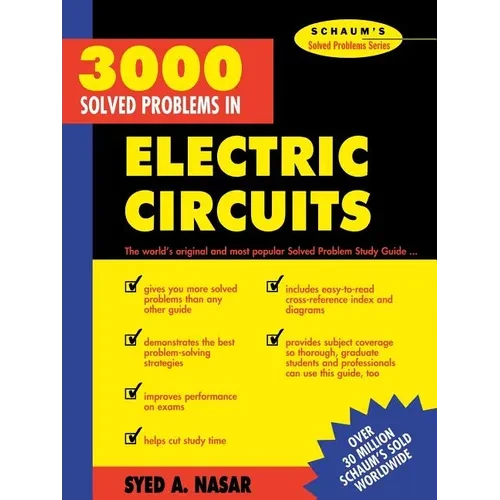 3,000 Solved Problems in Electrical Circuits - Paperback