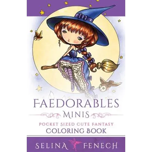 Faedorables Minis - Pocket Sized Cute Fantasy Coloring Book - Paperback