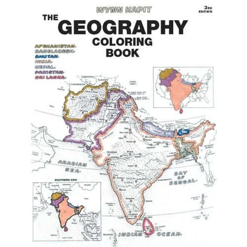 The Geography Coloring Book - Paperback