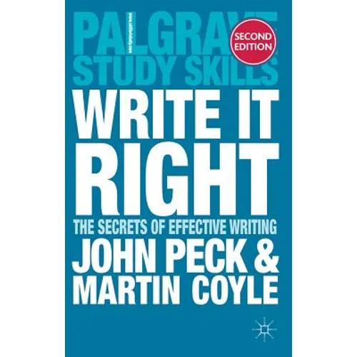 Write it Right: The Secrets of Effective Writing - Paperback - IBook Store