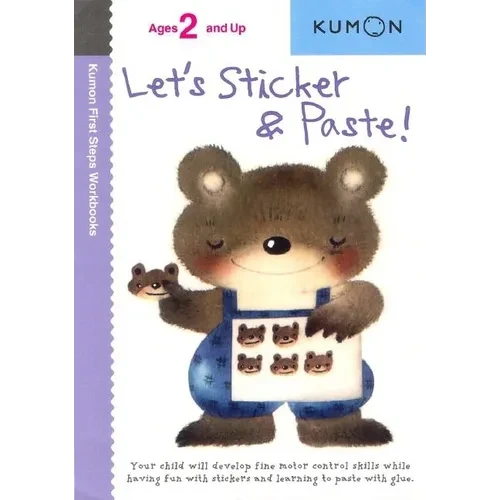 Kumon Let's Sticker and Paste - Paperback