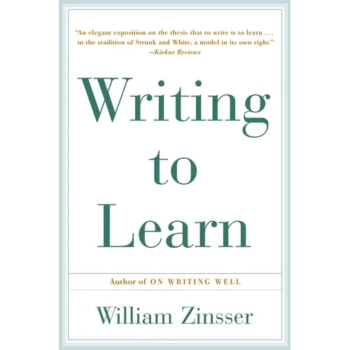 Writing to Learn - Paperback