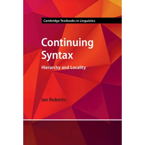 Continuing Syntax - Hardcover