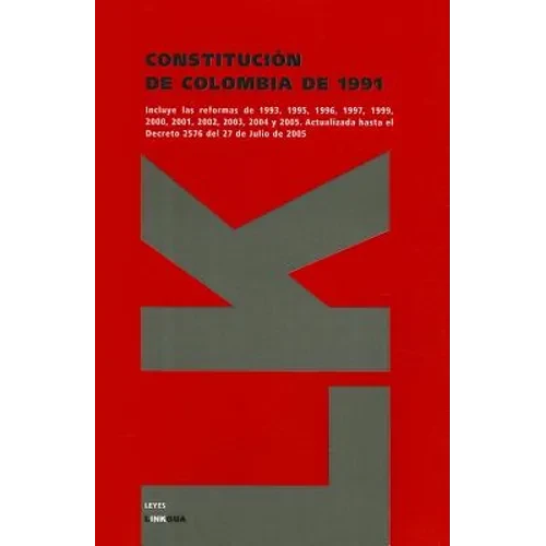 Constitución política de la República de Colombia de 1991 - Paperback