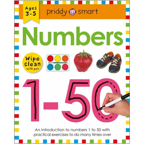 Numbers 1-50 (Wipe Clean Workbook): Ages 3-5; Wipe-Clean with Pen