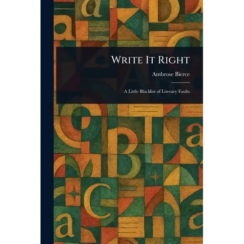 Write It Right - Paperback