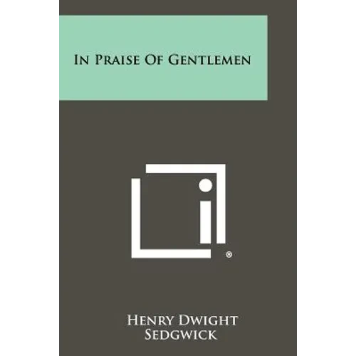 In Praise Of Gentlemen - Paperback