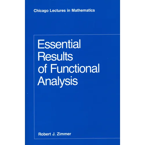 Essential Results of Functional Analysis - Paperback - IBook Store