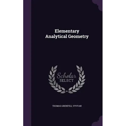 Elementary Analytical Geometry - Hardcover