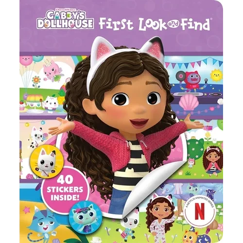 DreamWorks Gabby's Dollhouse: First Look and Find - Hardcover