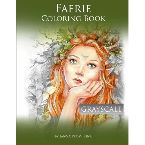 Faerie Coloring Book: Grayscale - Paperback - IBook Store