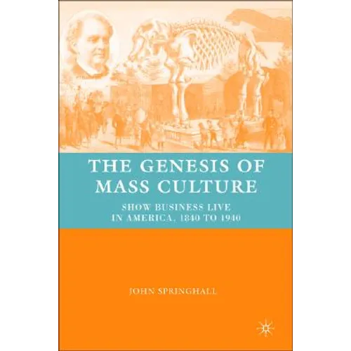 The Genesis of Mass Culture: Show Business Live in America, 1840 to 1940 - Hardcover - IBook Store
