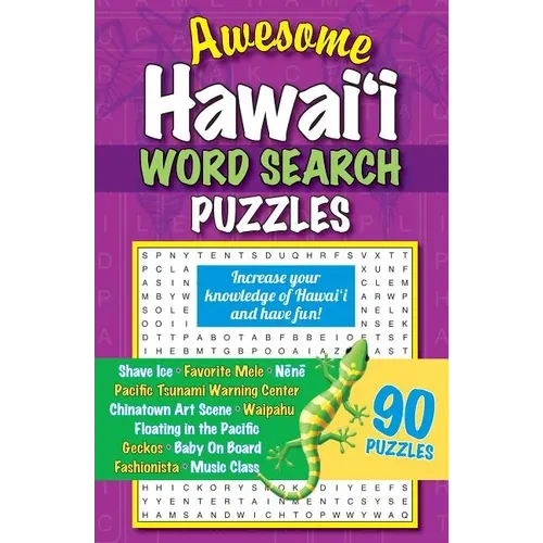 Awesome Hawaii Word Search Puzzles - Paperback