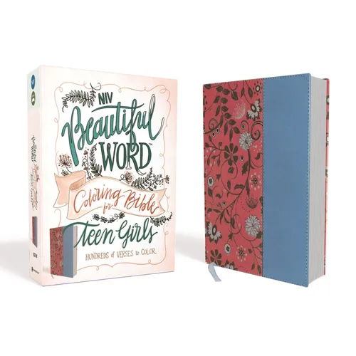 NIV, Beautiful Word Coloring Bible for Teen Girls, Imitation Leather, Pink/Blue: Hundreds of Verses to Color