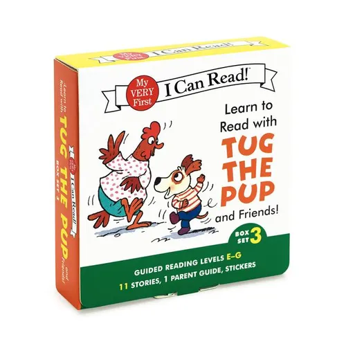 Learn to Read with Tug the Pup and Friends! Box Set 3: A Box of 11 Stories, 1 Parent Guide, and Reward Stickers for Beginning Readers; Reading Level E - Boxed Set - IBook Store