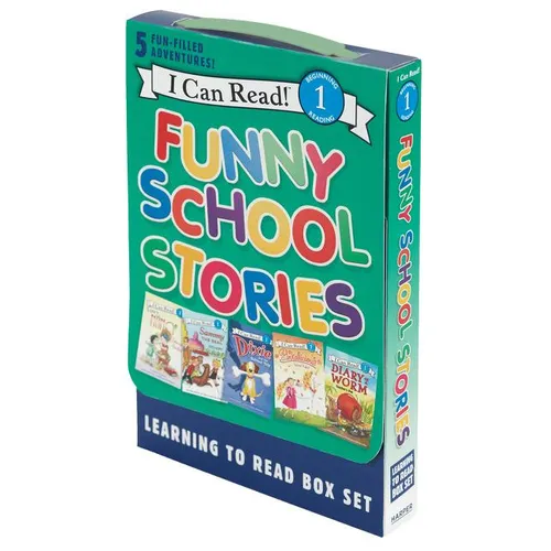 Funny School Stories: Learning to Read Box Set: A Box of 5 Books for Beginning Readers - Paperback - IBook Store
