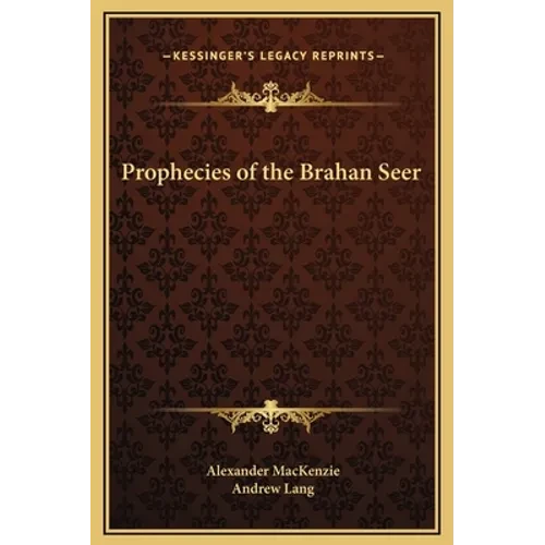Prophecies of the Brahan Seer - Hardcover