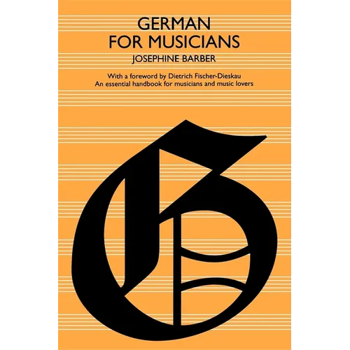 German for Musicians - Paperback - IBook Store