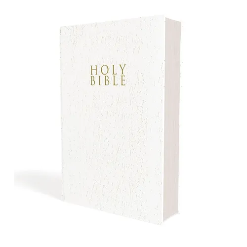 Niv, Gift and Award Bible, Leather-Look, White, Red Letter Edition, Comfort Print