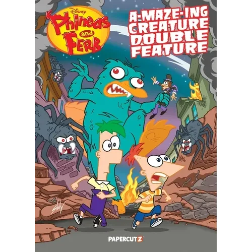 Phineas and Ferb's A-Maze-Ing Creature Double Feature - Hardcover