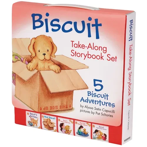 Biscuit Take-Along Storybook Set: A Box of 5 Books Plus Activity Pages for Dog Lovers - Hardcover